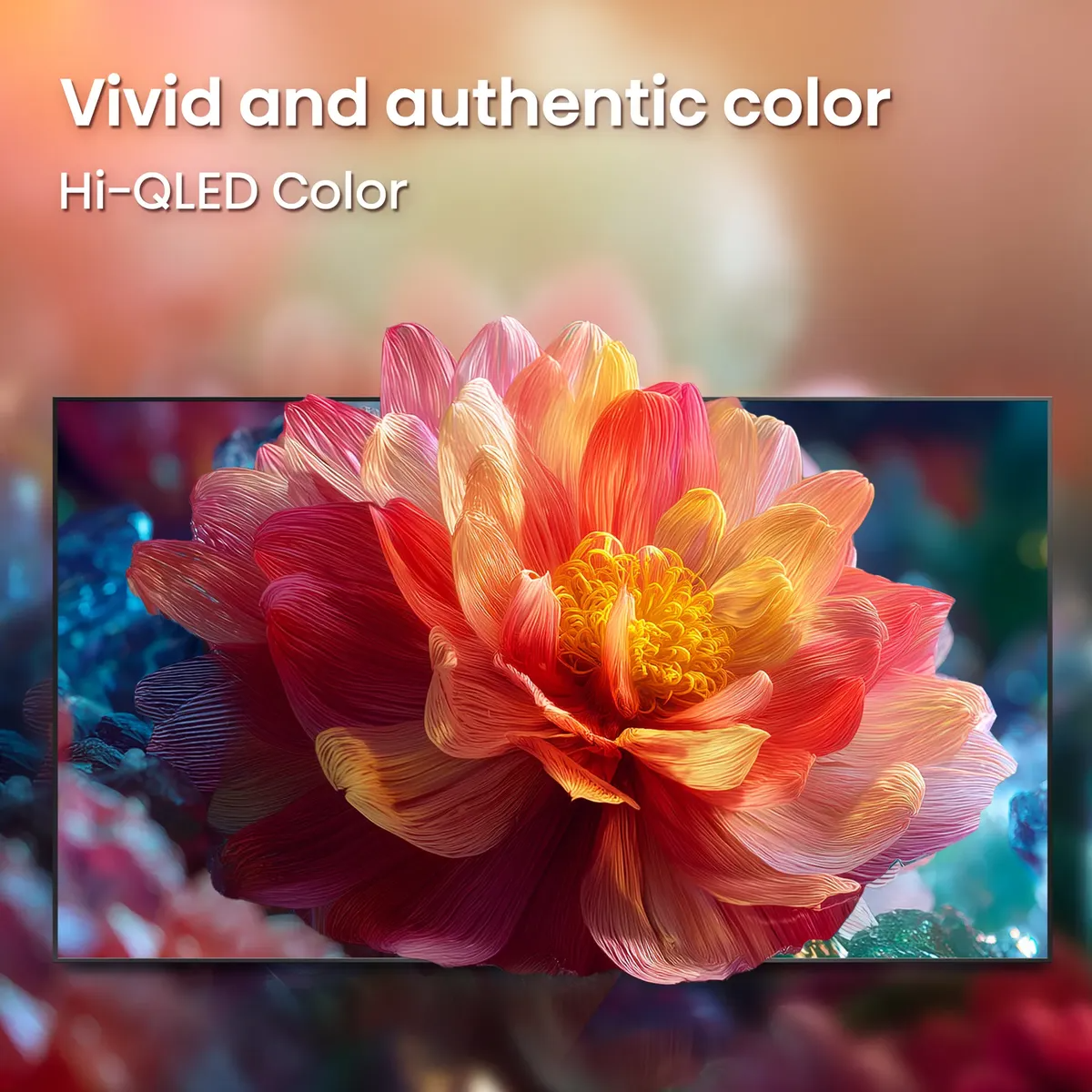 Hisense 58 Pulgadas Smart TV Roku QLED 4K UHD (58QD50R) - Hi-QLED, Dolby Vision, HDR10, HLG, Game Mode Plus, VRR/ALLM, DTS Studio Sound, Compatible con Google Assistant