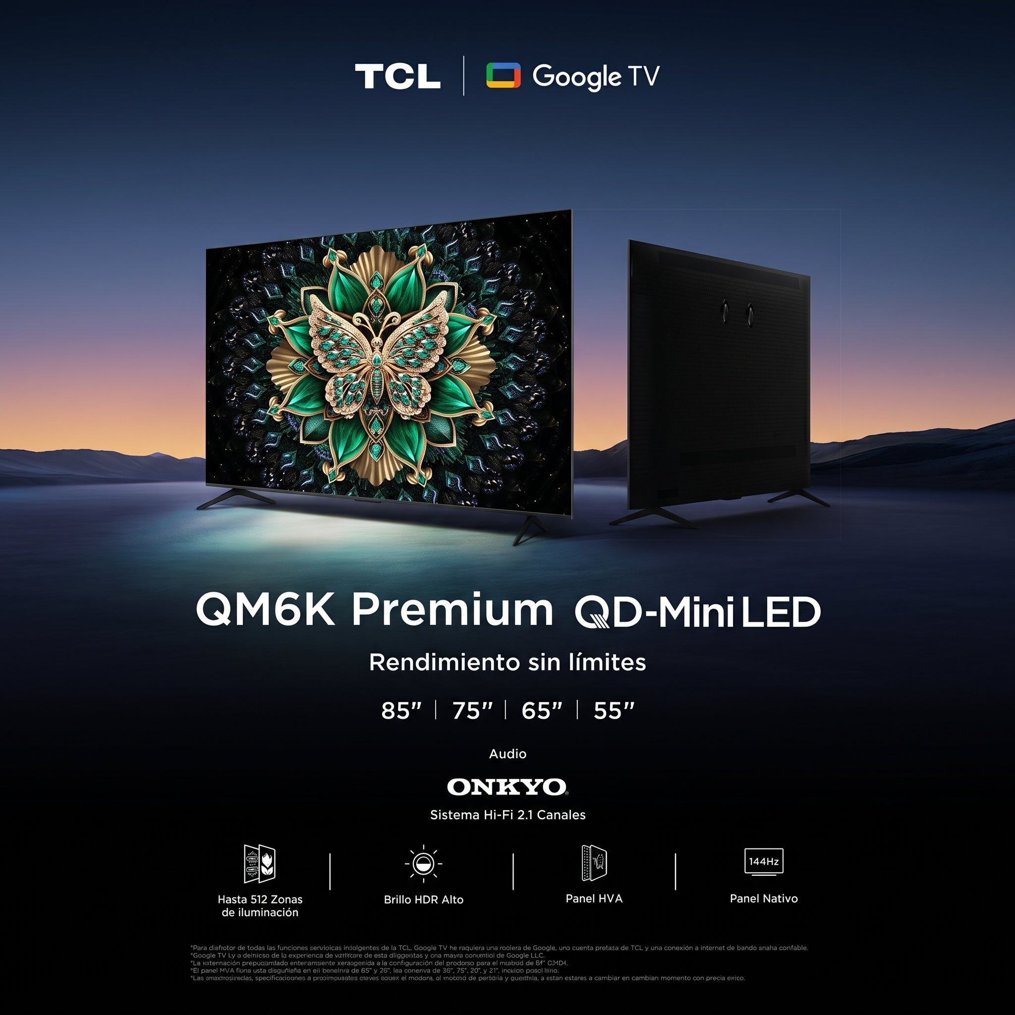 TCL TV QM6K Premium QD-MiniLED TV