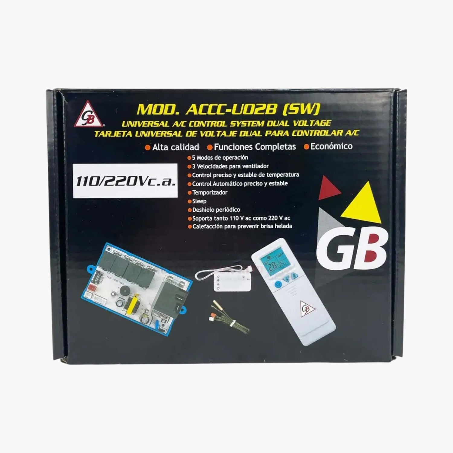 Tarjeta Universal De Control Para A/C de 1 a 2 toneladas 110/220V -ACCC-U02B