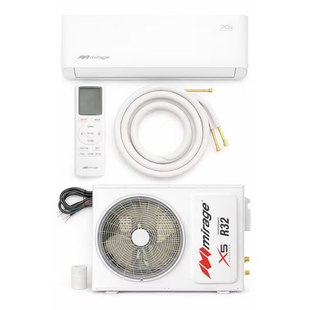 Minisplit Mirage Inverter X5 - 1 Ton, 110V, Solo Frío (CVF120Q)