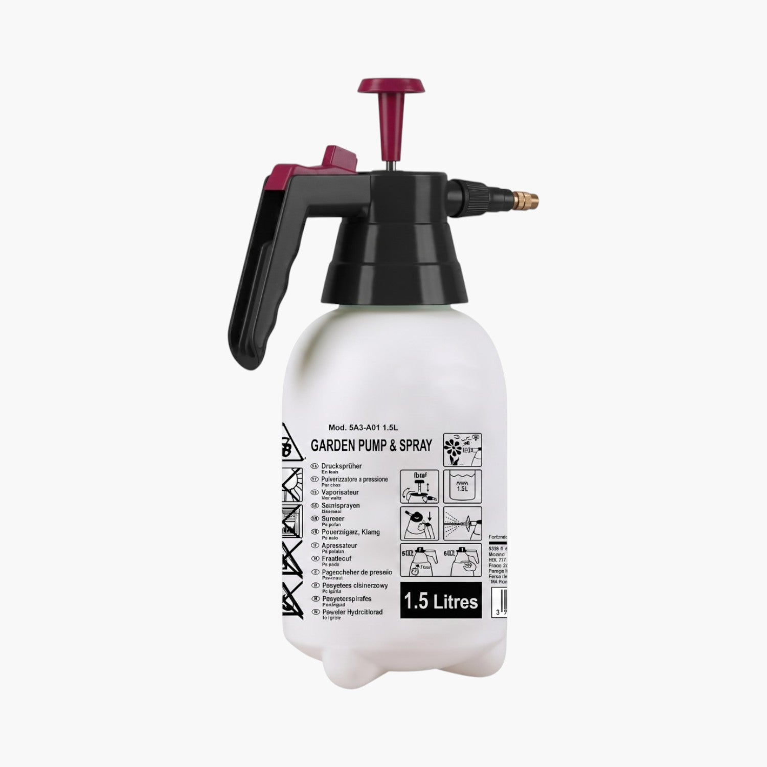 Aspersor 1.5Lts Con Lanza, Manguera Incluye Valvula - Gb-Ar1-1/2L