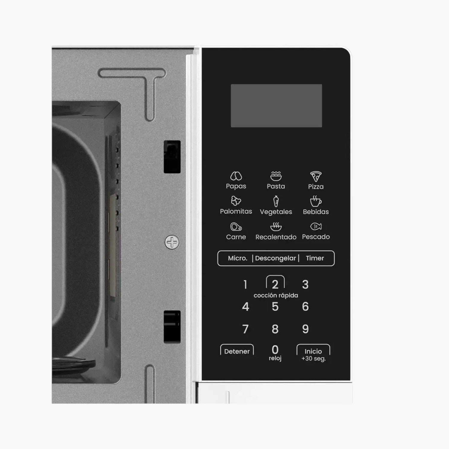 Horno Microondas Mabe 0.7 Pies 19.8 L 110v Color Negro Hmm07bbw 110v