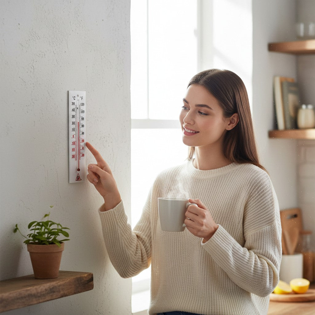 Termometro De Pared-Plastico (Iot-14) Pieza: 260059