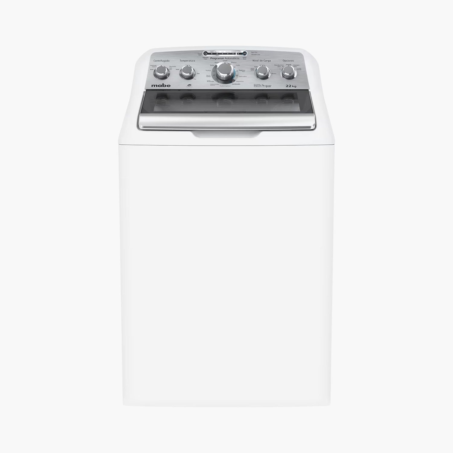 Lavadora Automática Aqua Saver Green High Efficiency 22 kg Blanca con Sanitizado Mabe - LMA72215WBAB1