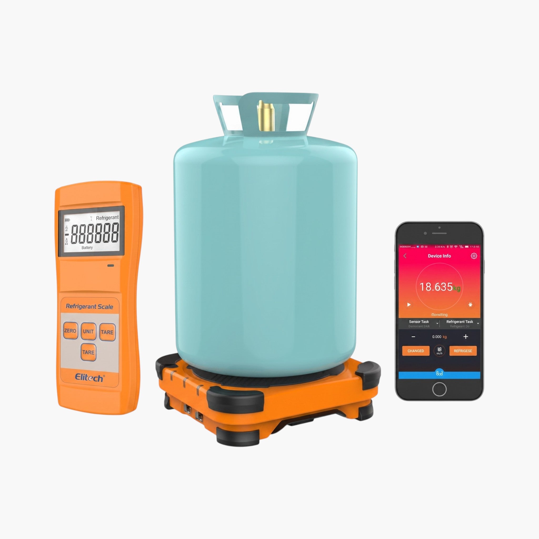 Báscula Digital Para Carga De Refrigerante
