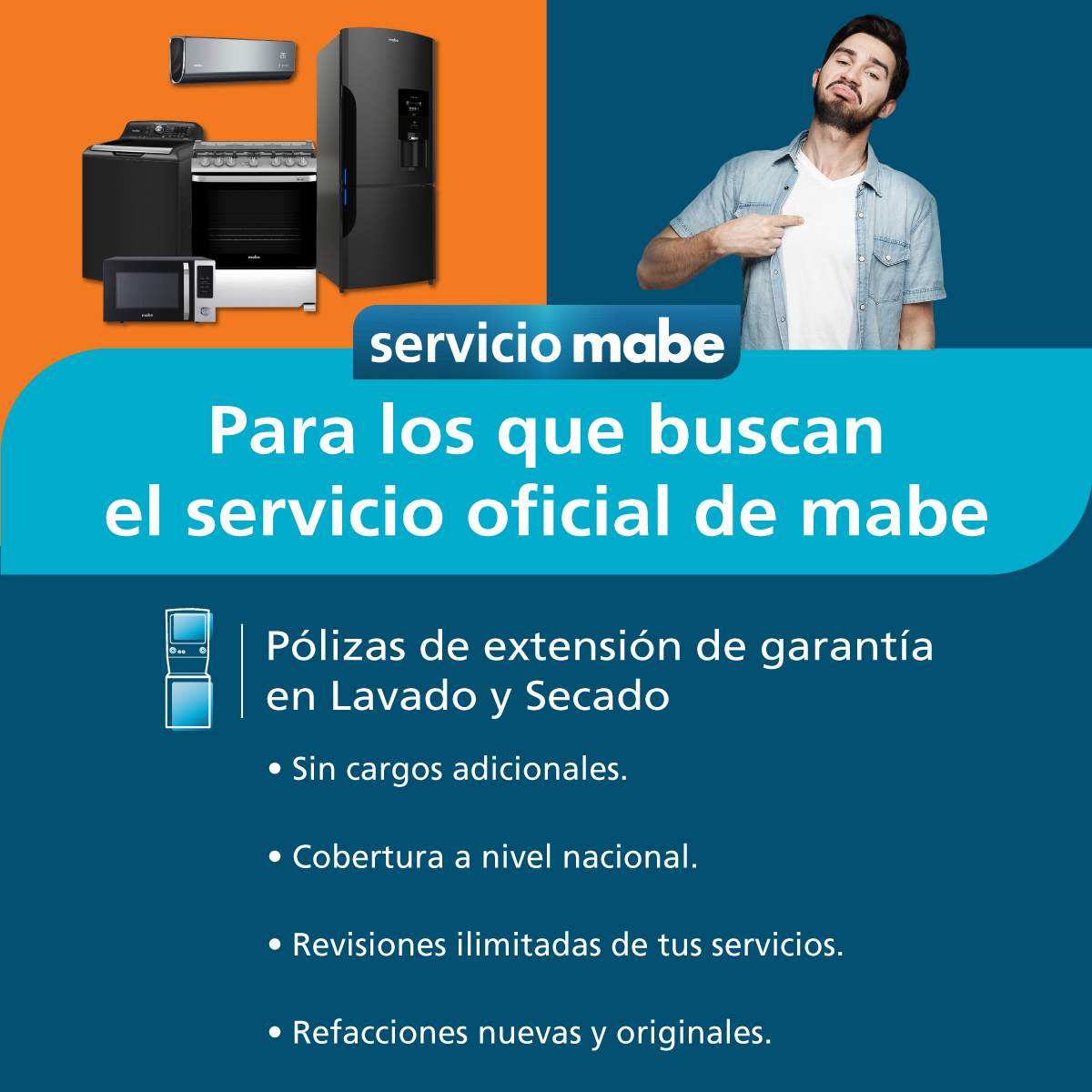 Lavadora Semi-Automática 18 kg Blanca Mabe - LMDX8124HBAB0
