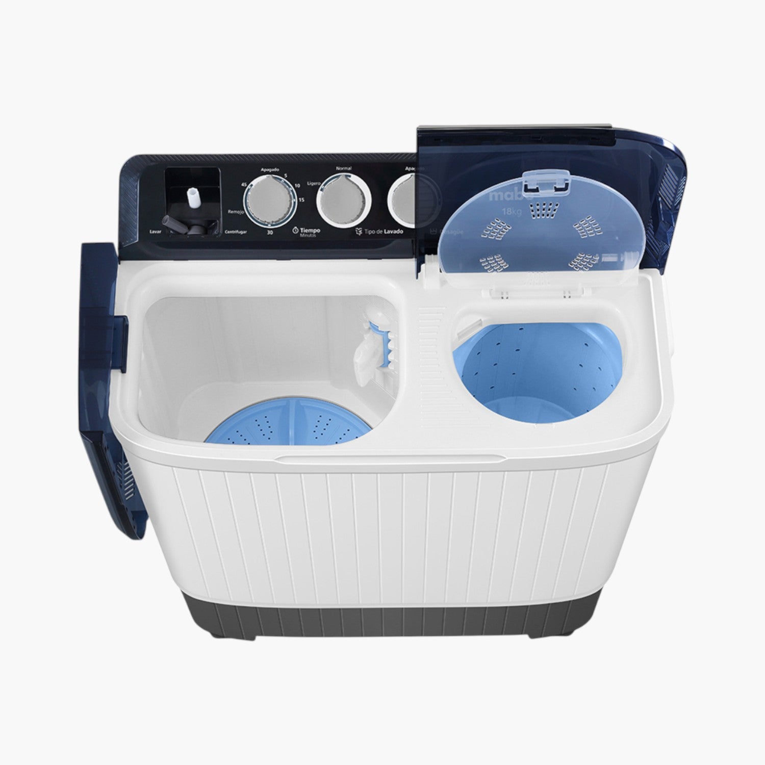 Lavadora Semi-Automática 18 kg Blanca Mabe - LMDX8124HBAB0