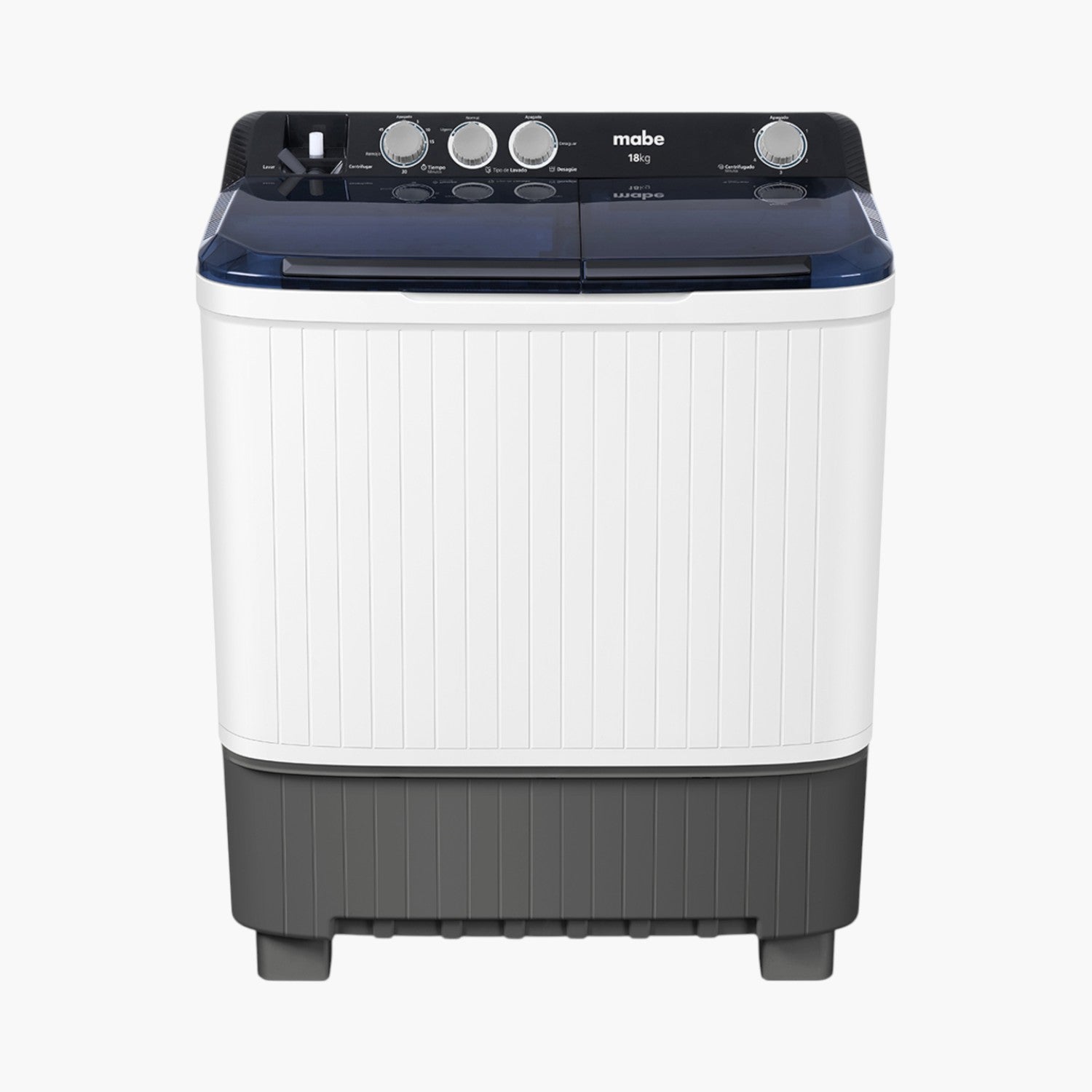 Lavadora Semi-Automática 18 kg Blanca Mabe - LMDX8124HBAB0