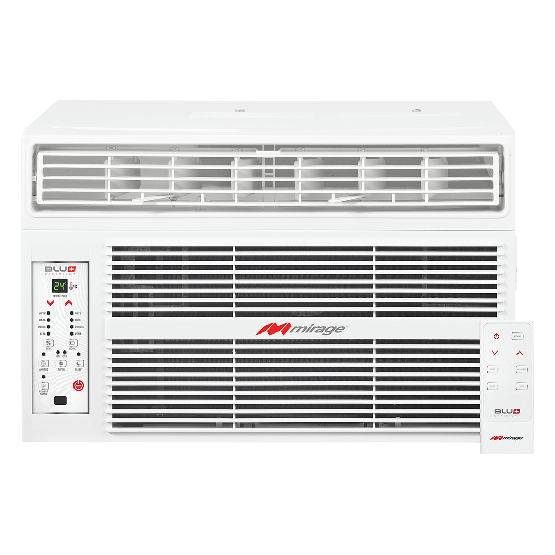 Aire Acondicionado Ventana Mirage Bluplus 8,000 Btus MACC0811N Solo Frio