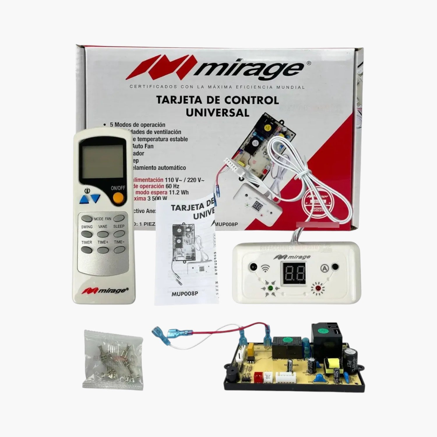 Tarjeta Universal Mirage Para Minisplit 110 Y 220v Con Pg