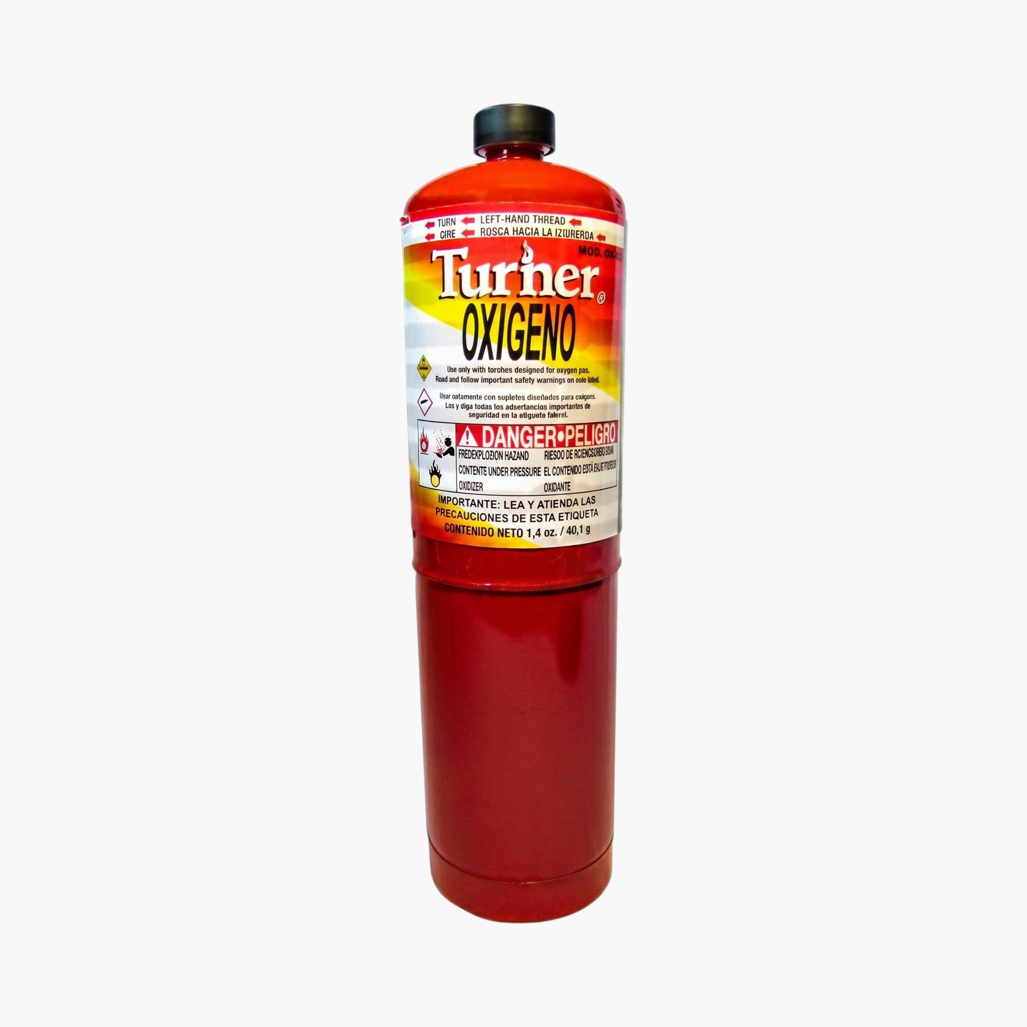Tanque Turner Oxígeno Para Soldar Tubos Refrigeración