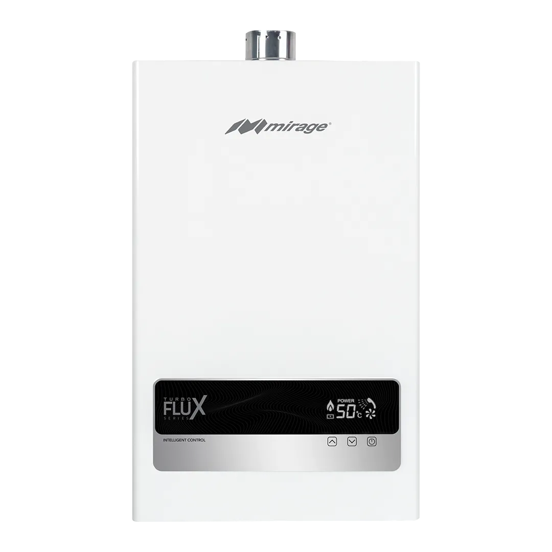 Calentador de Agua Turbo Flux Gas Natural WiFi, Inverter 1.5 Servicios