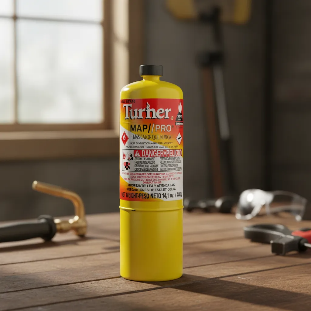 Tanque Turner Color Amarillo Con Propileno (map/pro) 400g