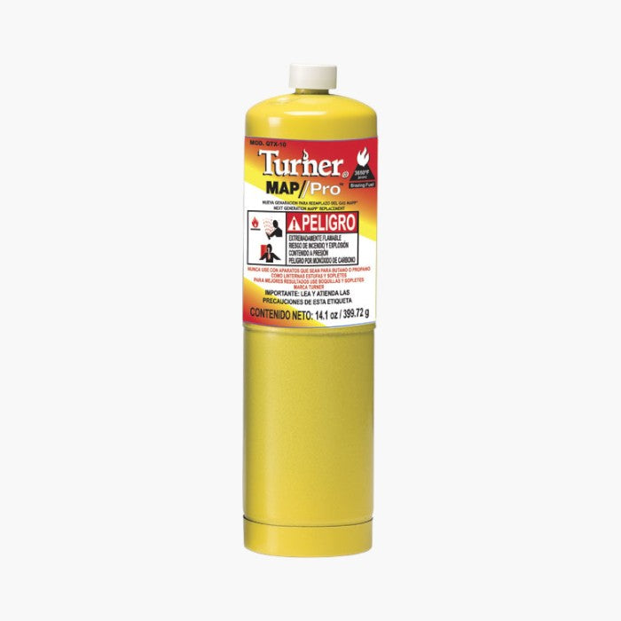 Tanque Turner Color Amarillo Con Propileno (map/pro) 400g