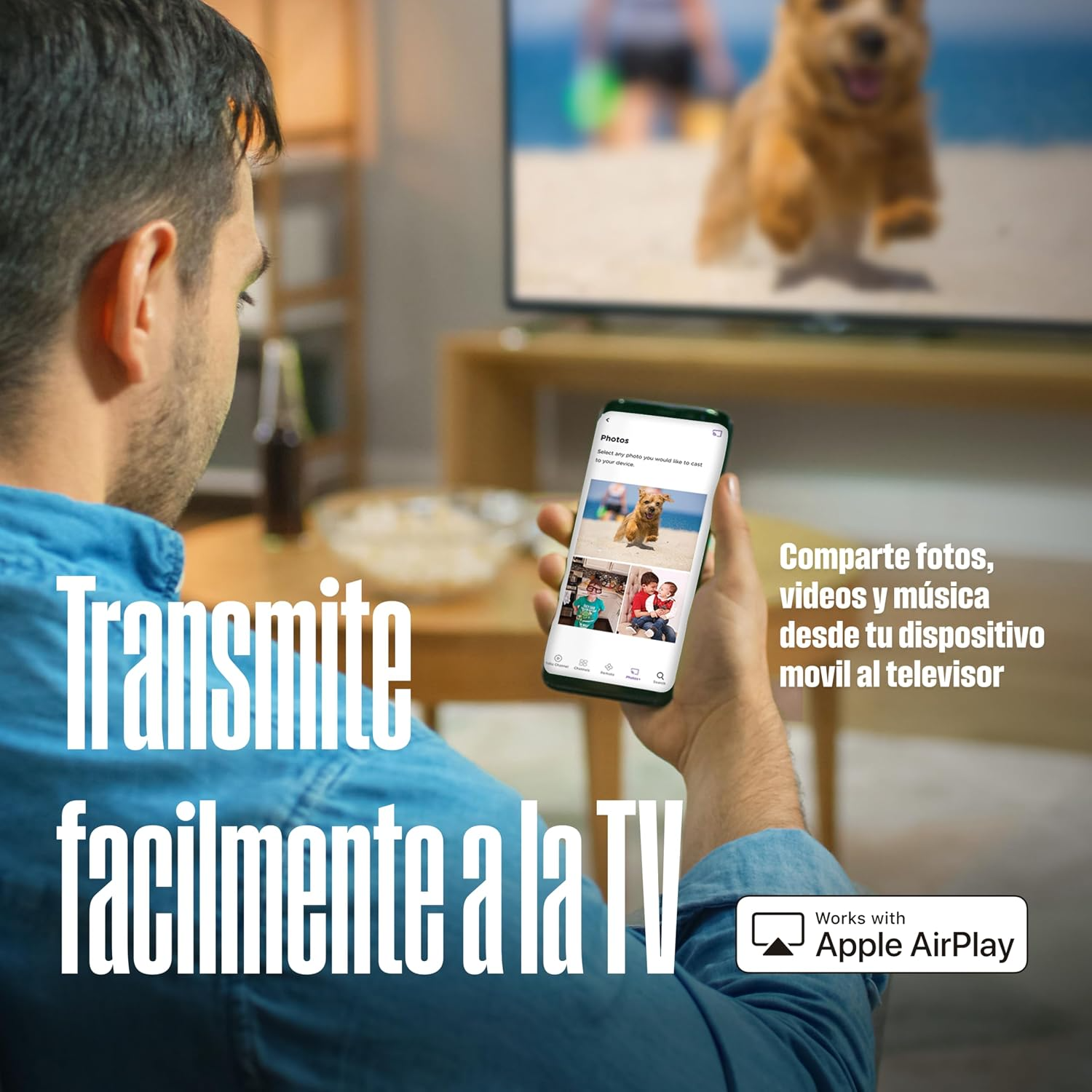 Westinghouse Smart TV Roku de 43" Pulgadas, Full HD de 1080p con Wi-Fi, Bluetooth, Aplicación Móvil, AirPlay, Alexa y Google - WR43FE2520
